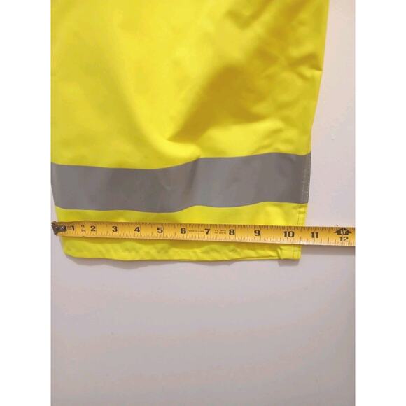 NASCO Envisage Rain Pants Sz L Neon Yellow 3M Reflective ANSI 107 Class E $150 - Picture 11 of 16